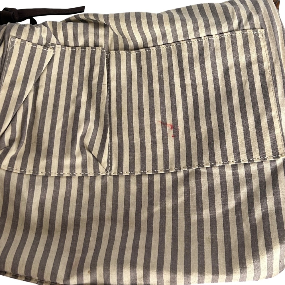 Fossil Maddox Long Live Vintage 1954 Crossbody Bag Purse Two Tone Canvas - Picture 15 of 16